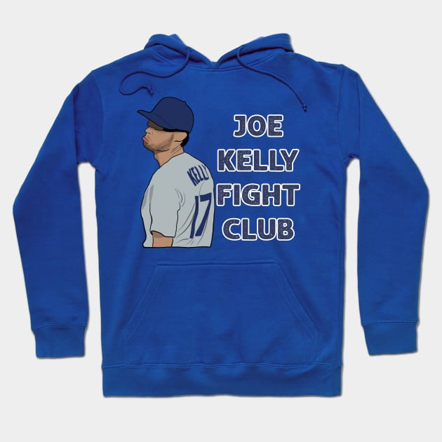 Joe Kelly Fight Club LA Dodgers Baseball Hoodie by Hevding